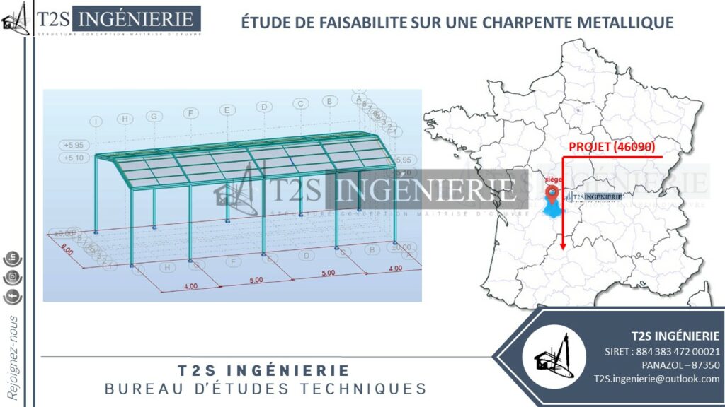 Étude de faisabilité sur une charpente métallique